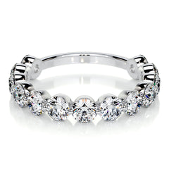Josie Lab Grown Half-Eternity Wedding Ring (2 Carat) -14K White Gold