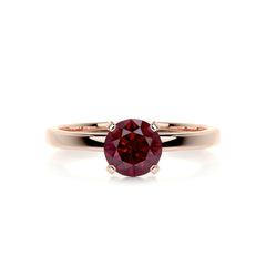 Jessica Gemstone Ring (0.8 Carat) -14K Rose Gold