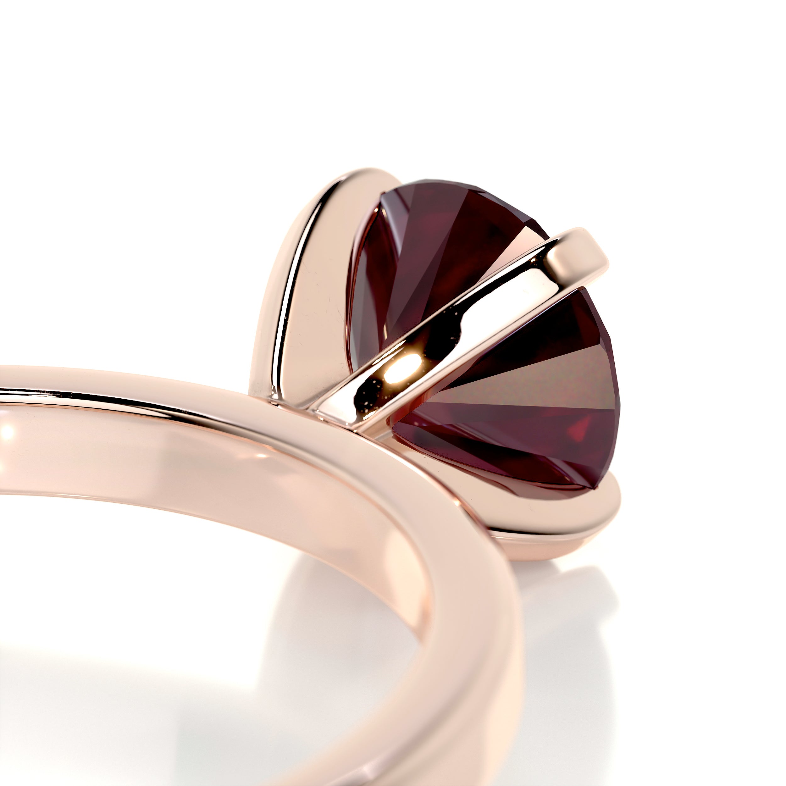 Jessica Gemstone Ring   (0.8 Carat) -14K Rose Gold