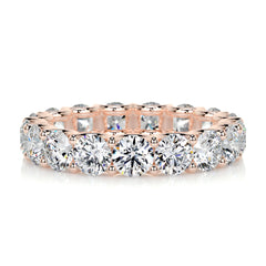 Trinity Eternity Wedding Ring -14K Rose Gold