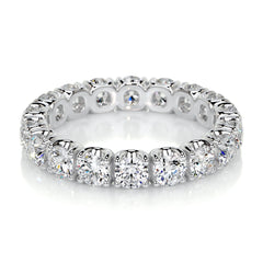 Trinity Lab Grown Eternity Wedding Ring (2.4 Carat) -18K White Gold