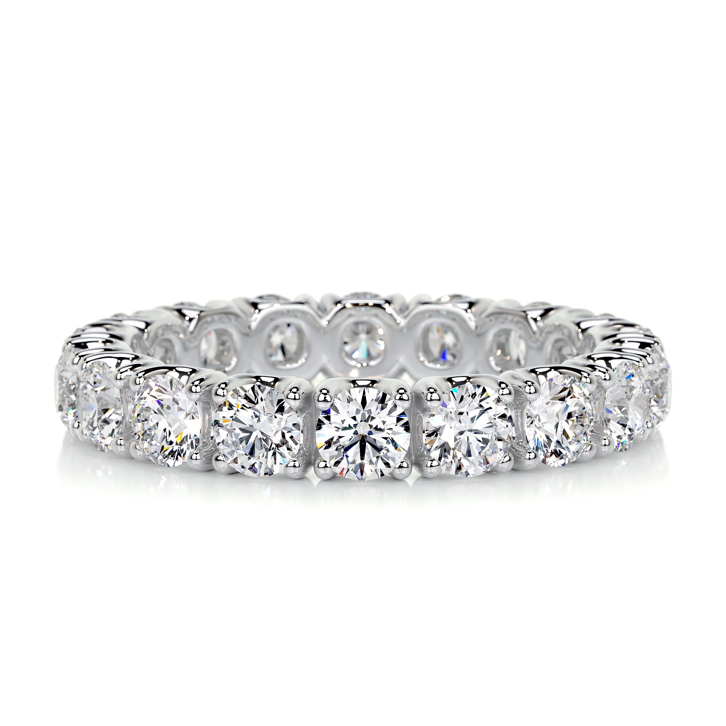 14k 2 Tone Gold 10 Diamond Wedding Anniversary Ring Size 8.25 | eBay