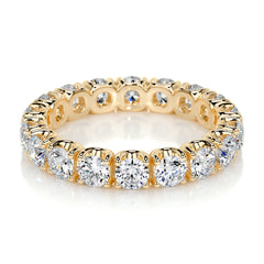 Trinity Lab Grown Eternity Wedding Ring (2.4 Carat) -18K Yellow Gold