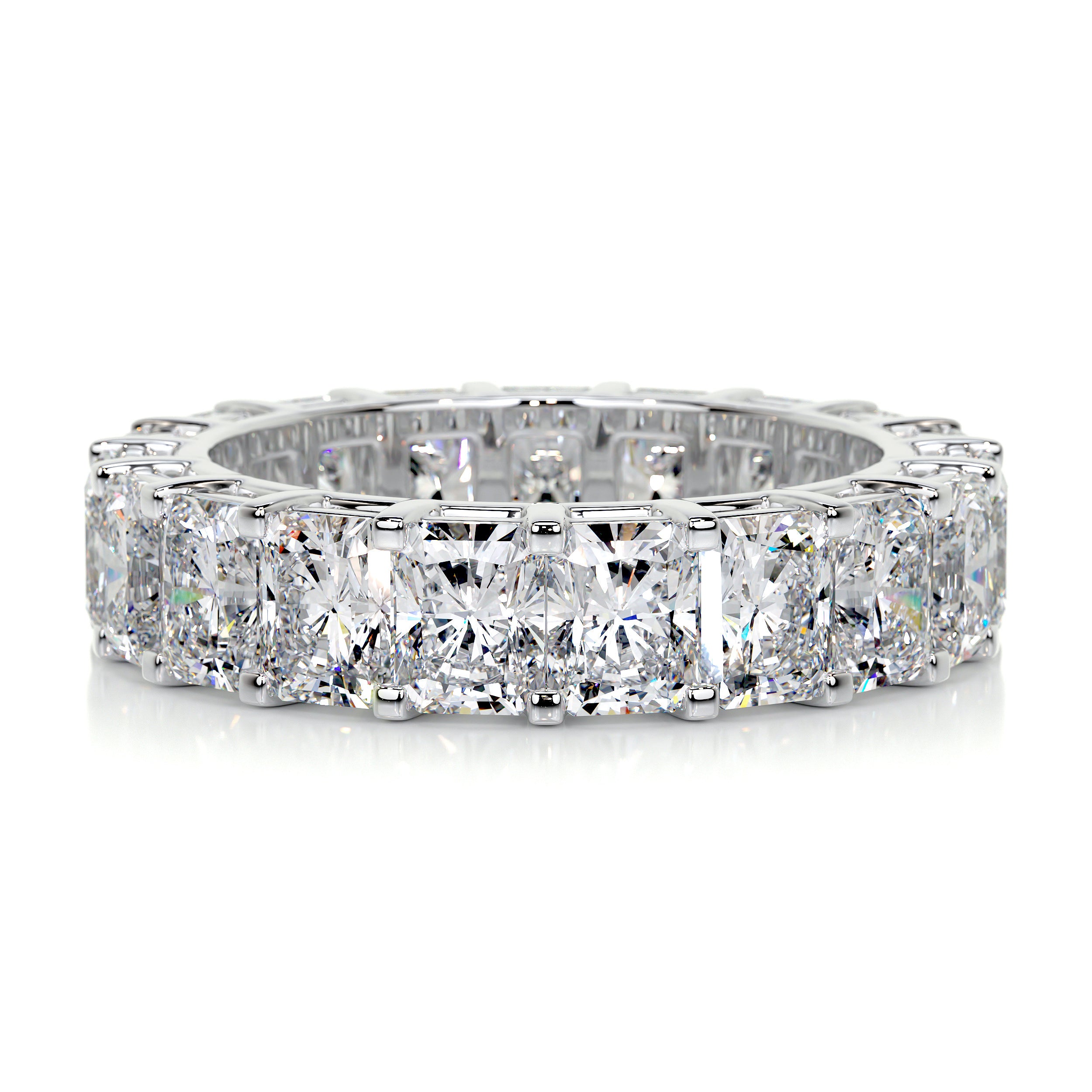 Andi Eternity Wedding Ring   (6 Carat) - 14K White Gold