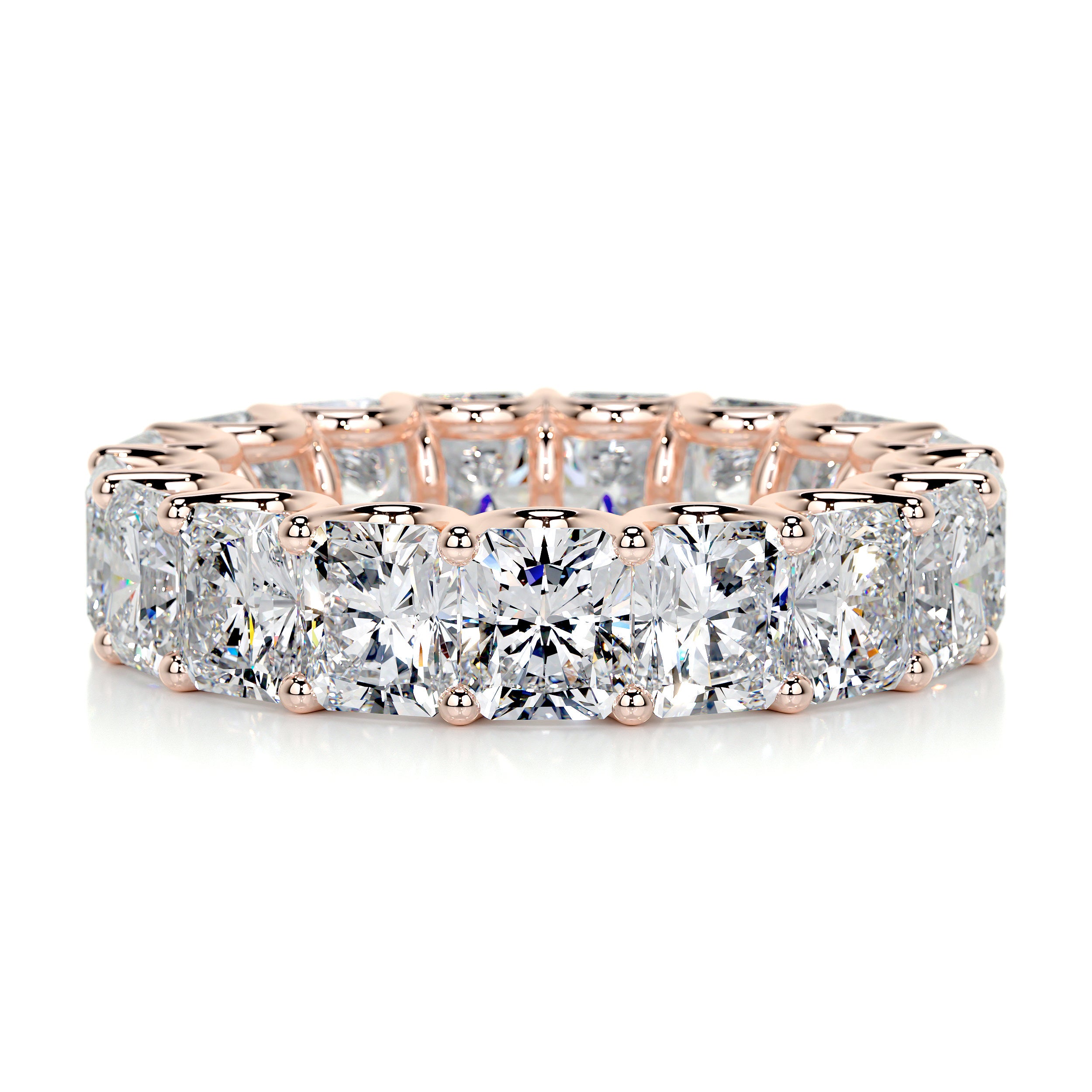 Andi Eternity Wedding Ring   (5 Carat) - 14K Rose Gold