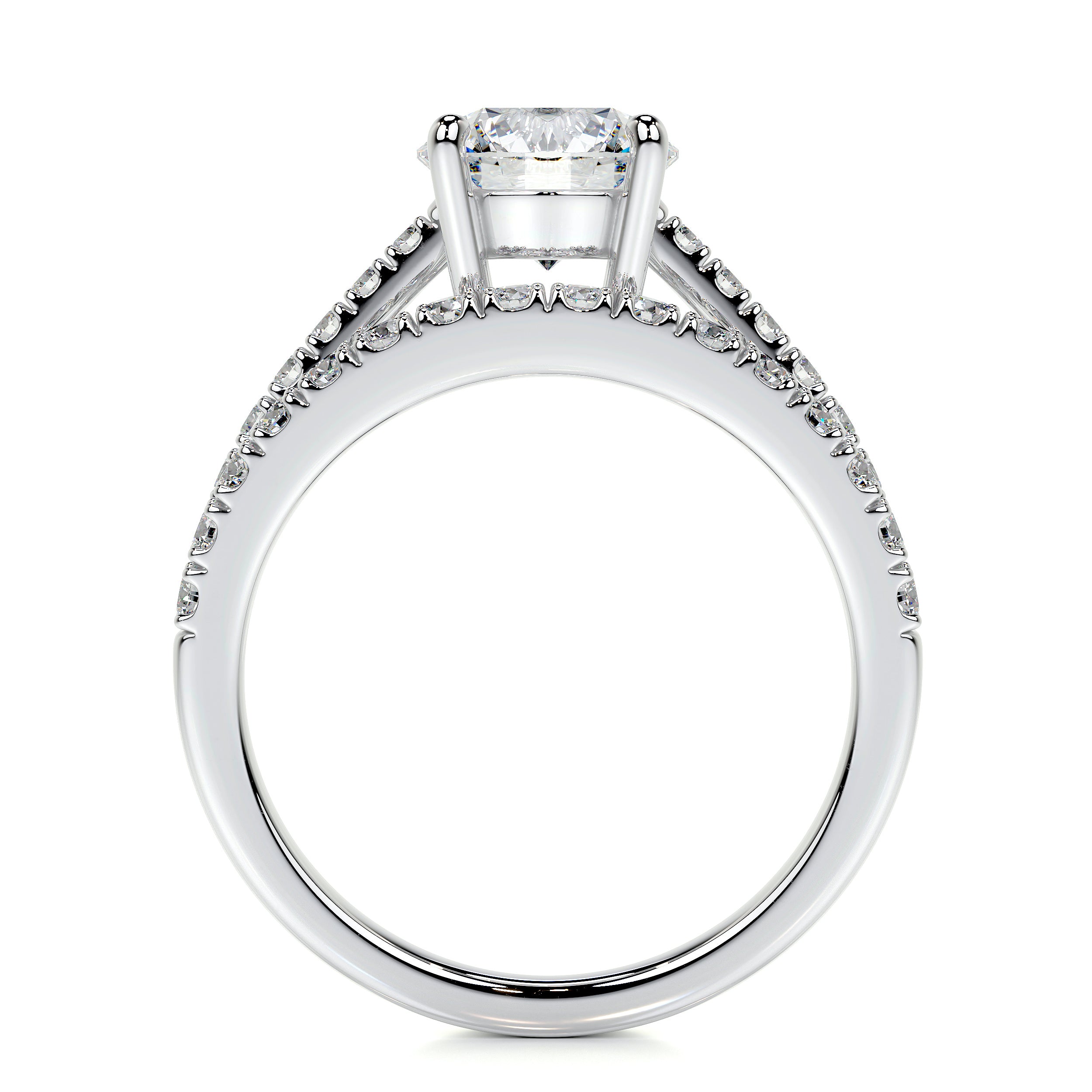 Anna Lab Grown Diamond Bridal Set -18K White Gold