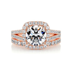 Grace Diamond Bridal Set -14K Rose Gold