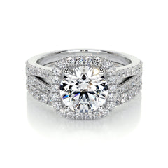 Grace Lab Grown Diamond Bridal Set -Platinum