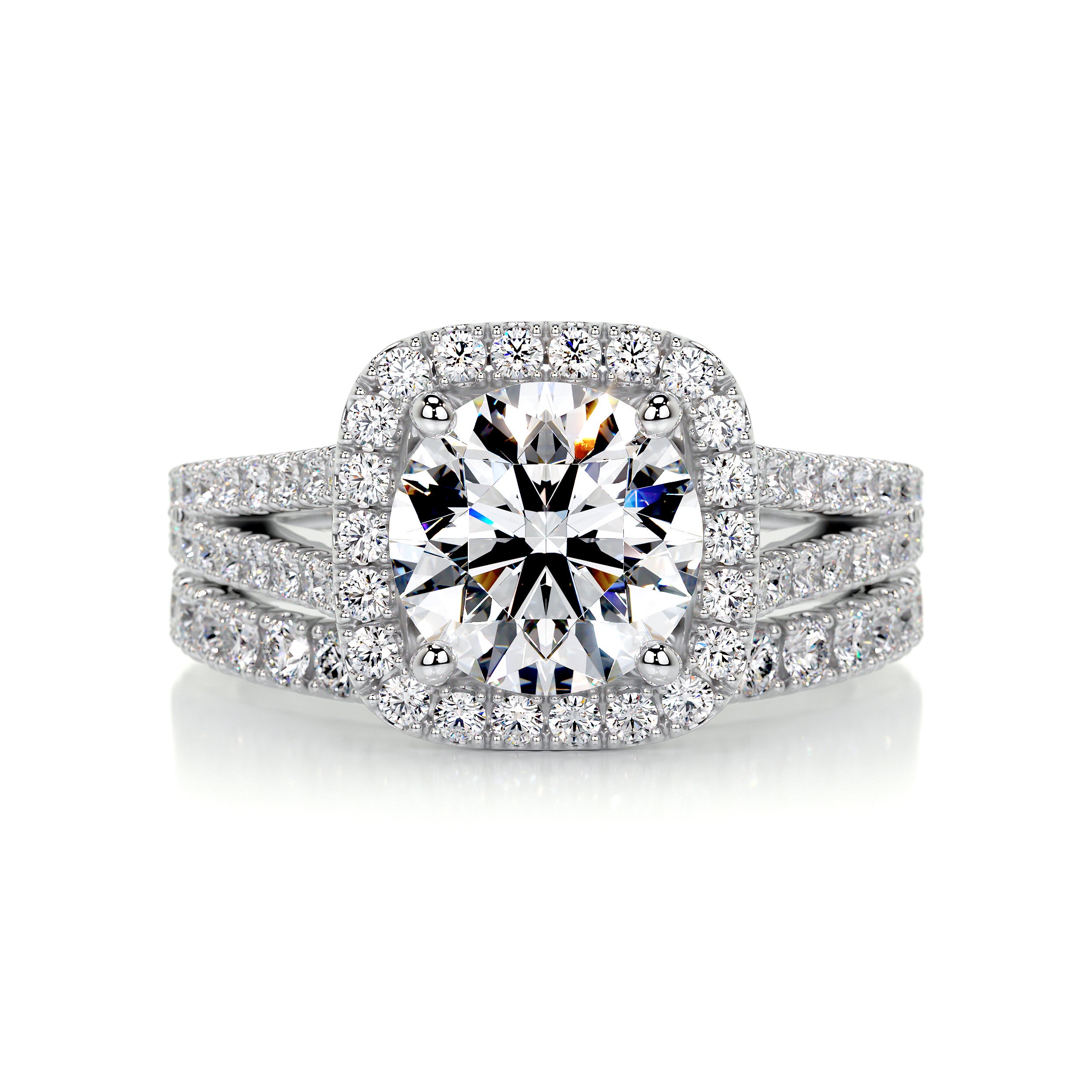 3 carat diamond wedding deals ring set