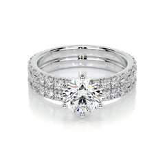 Jane Lab Grown Diamond Bridal Set -Platinum