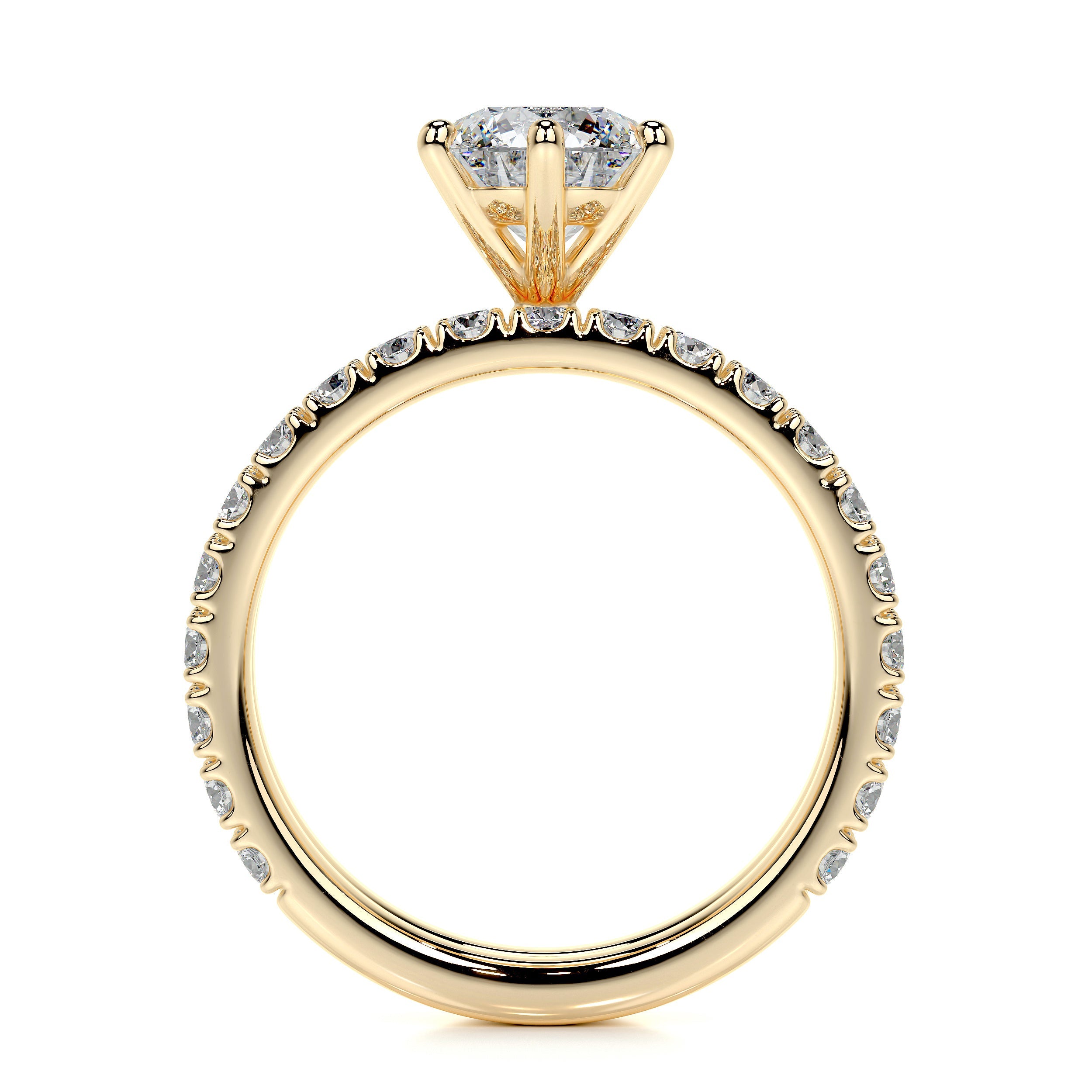 Jane Lab Grown Diamond Bridal Set   (2.5 Carat) -18K Yellow Gold
