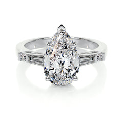 Keyshawna Lab Grown Diamond Ring -18K White Gold