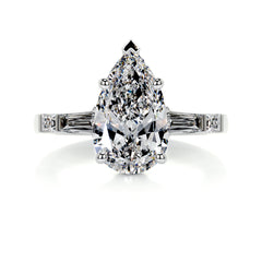 Keyshawna Diamond Engagement Ring -14K White Gold
