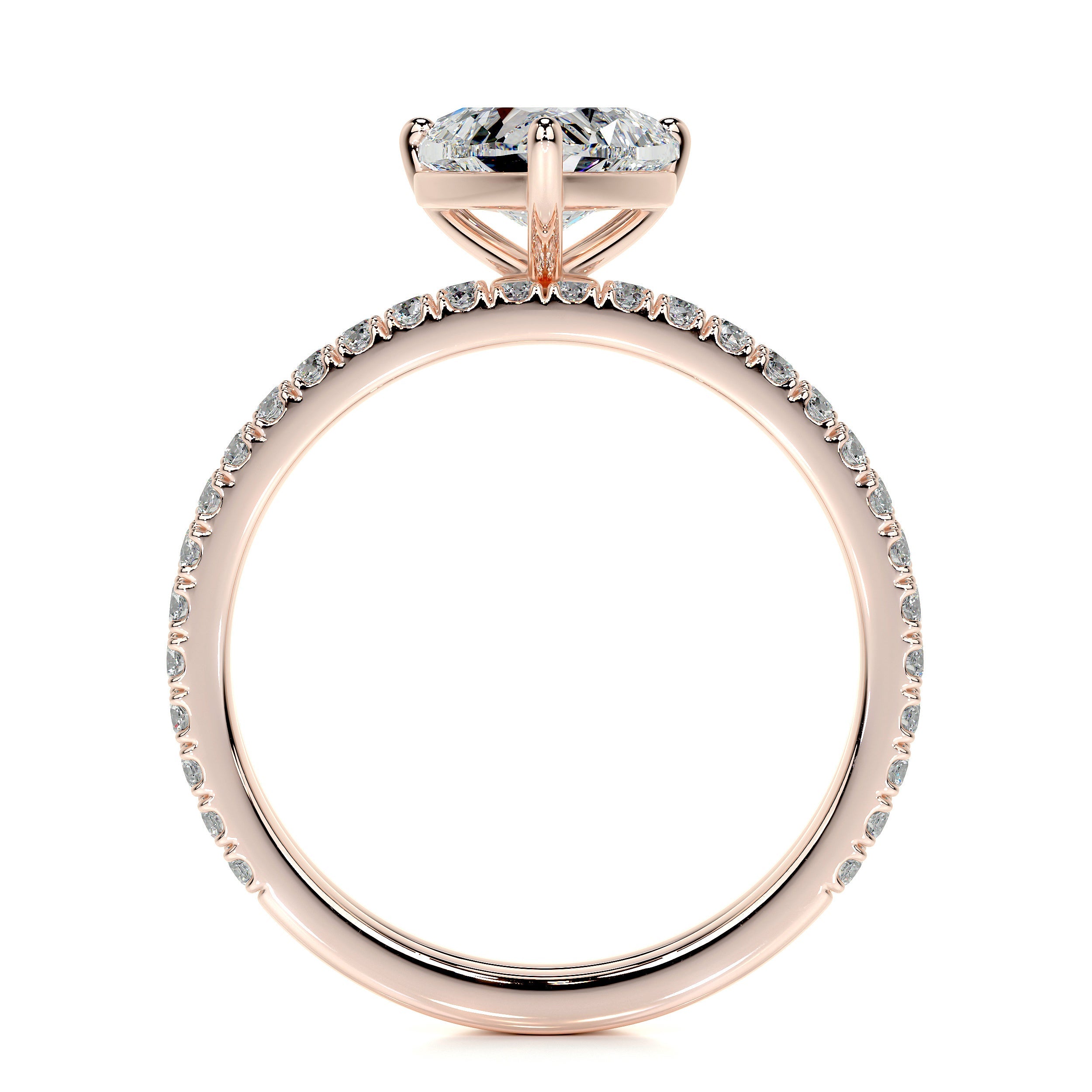 Stephanie Lab Grown Diamond Bridal Set -14K Rose Gold