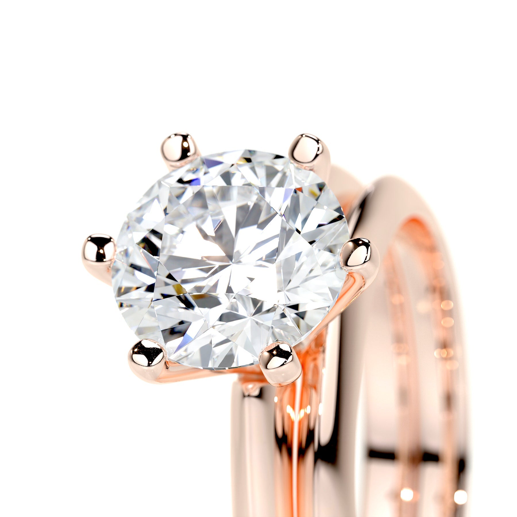 Alexis Lab Grown Diamond Bridal Set   (1.5 Carat) -14K Rose Gold