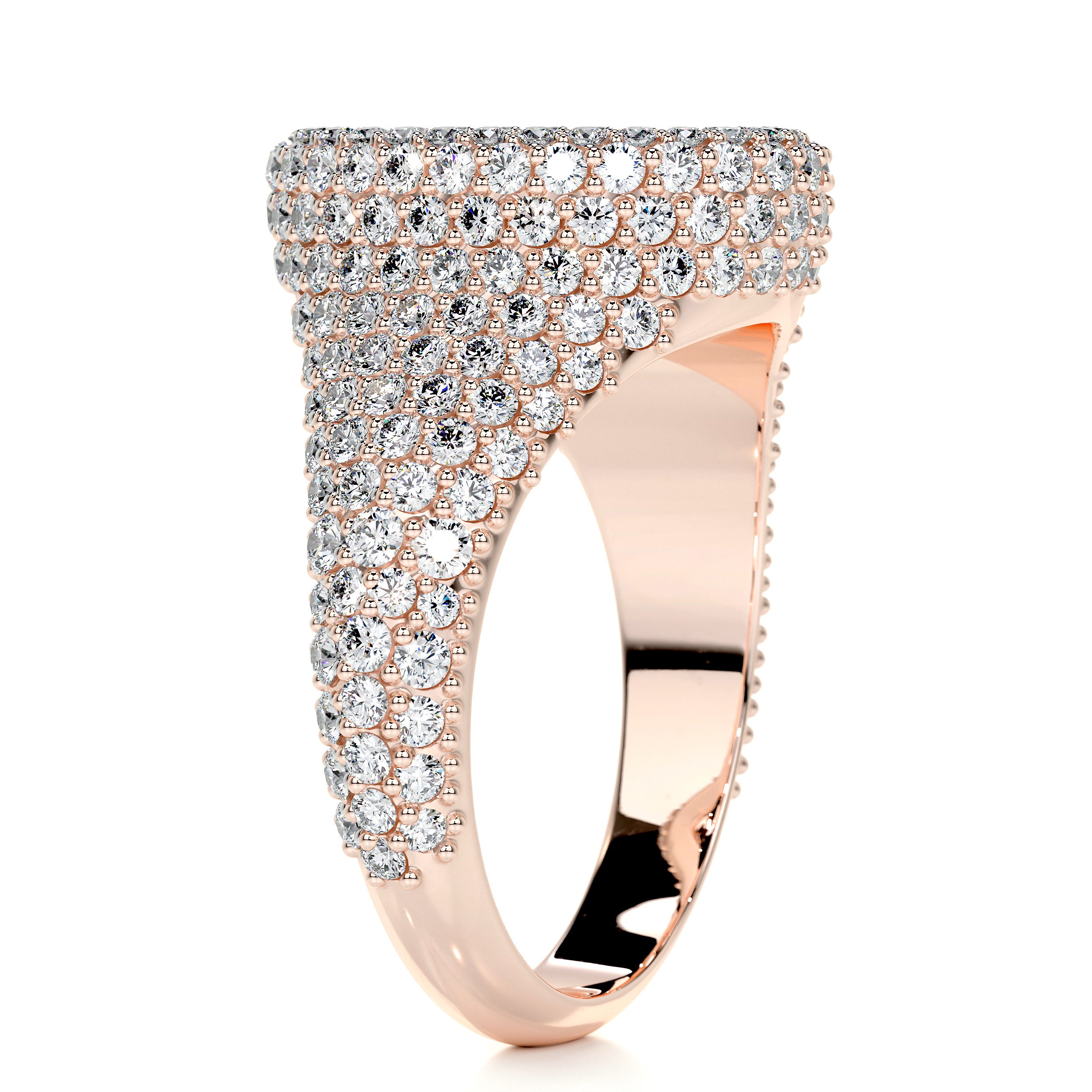 Angelina Wedding Ring   (1.4 Carat) -14K Rose Gold