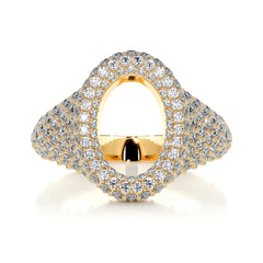 Angelina Wedding Ring (1.4 Carat) -18K Yellow Gold