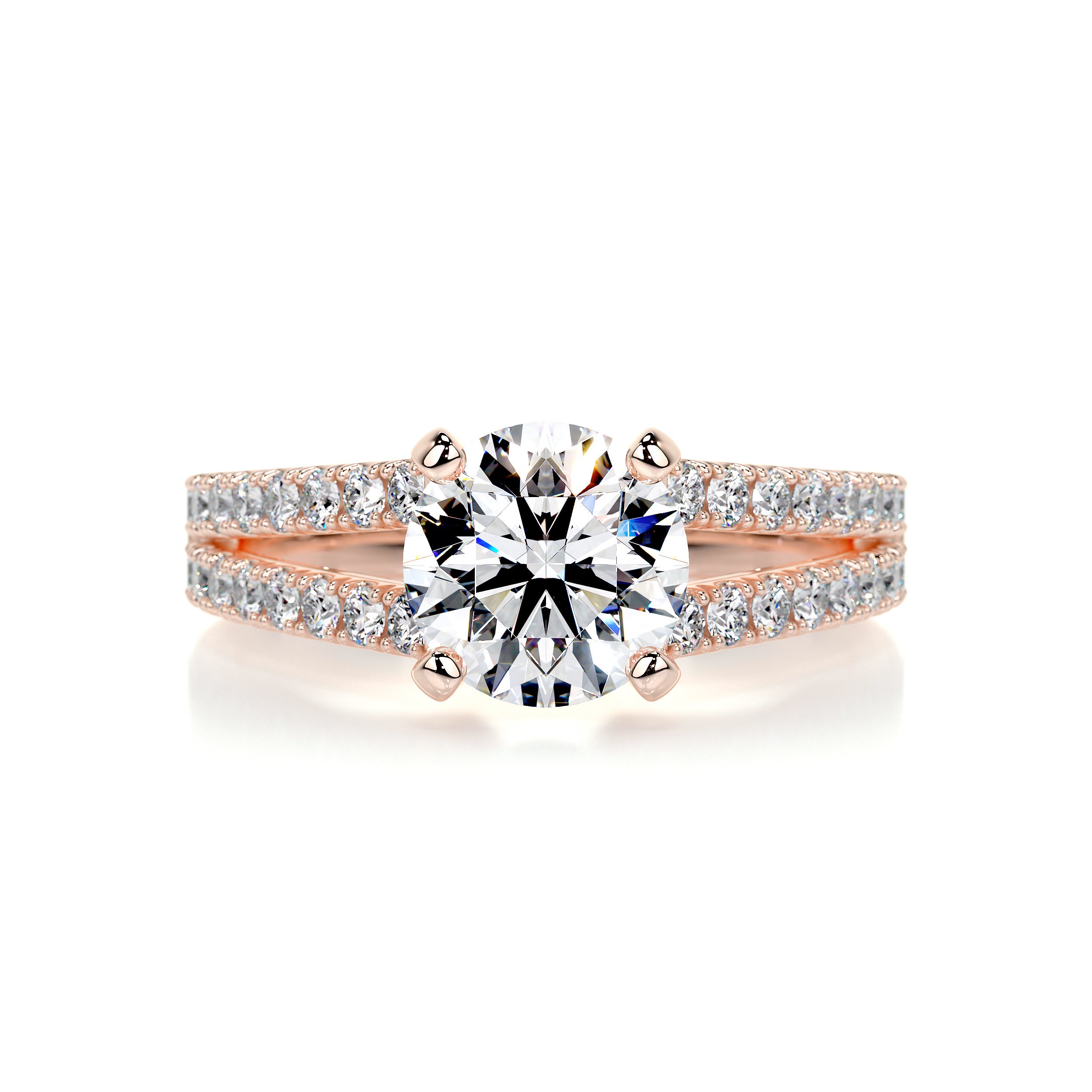 Sadie Diamond Engagement Ring -14K Rose Gold