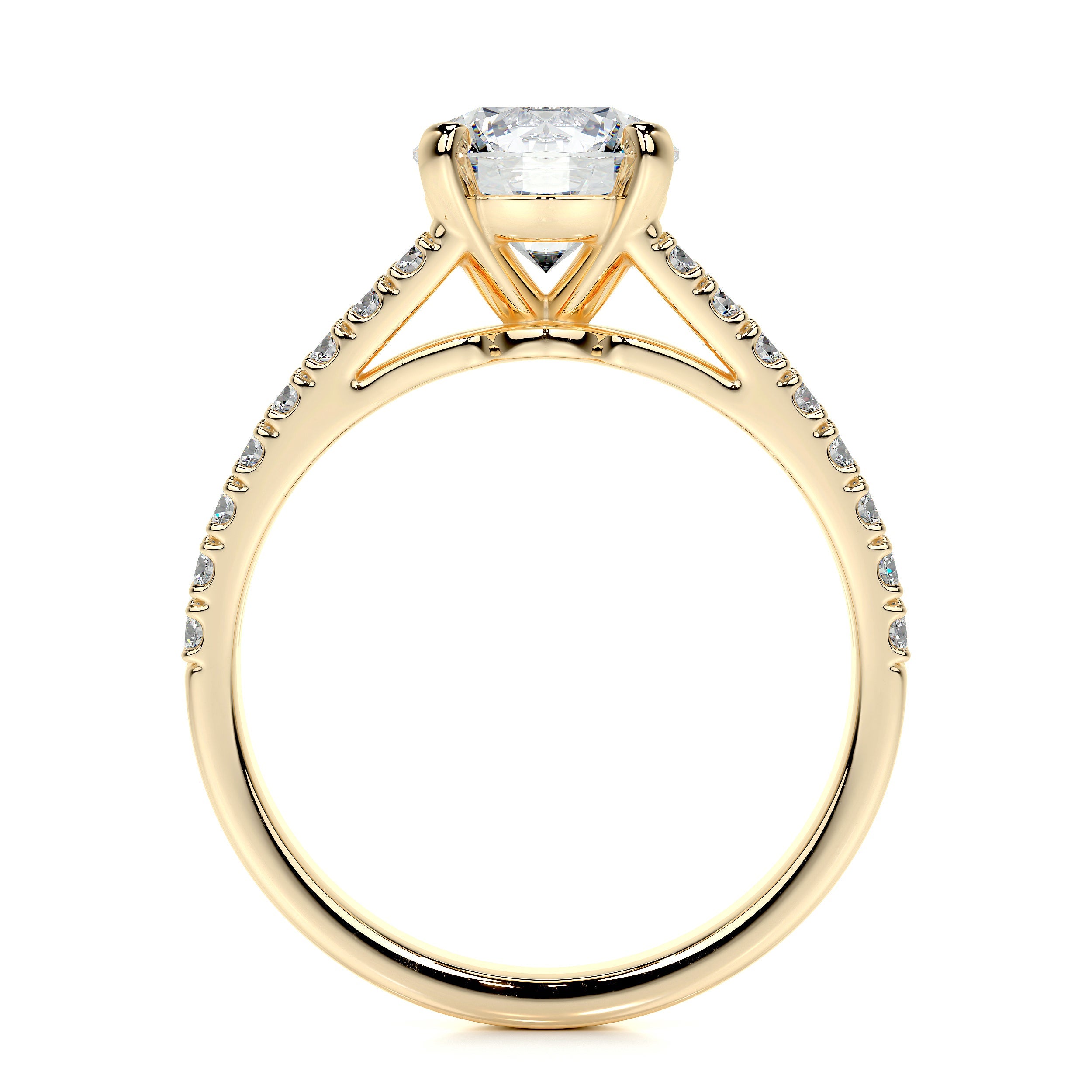 Sadie Lab Grown Diamond Ring -18K Yellow Gold