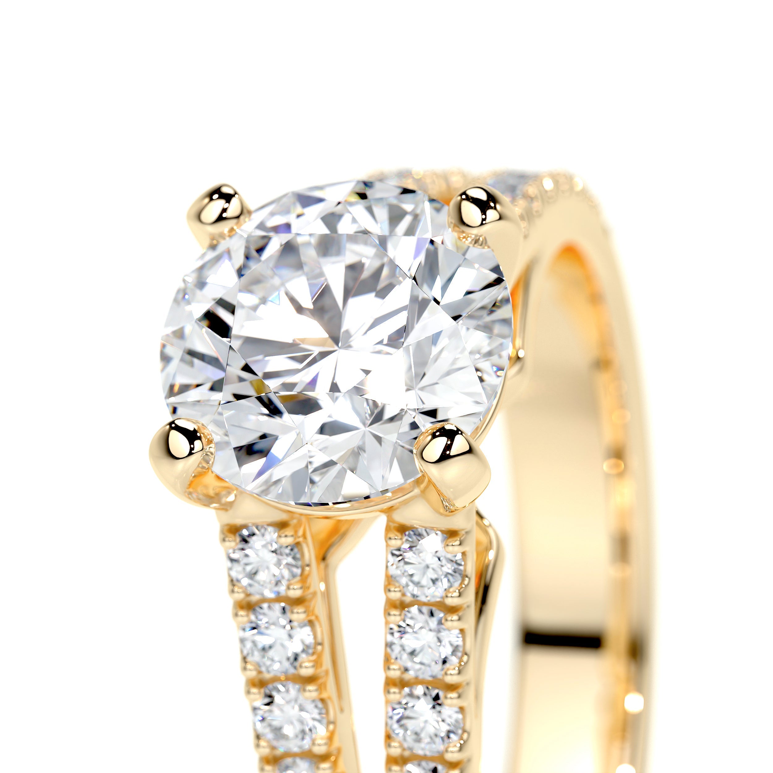 Sadie Lab Grown Diamond Ring -18K Yellow Gold