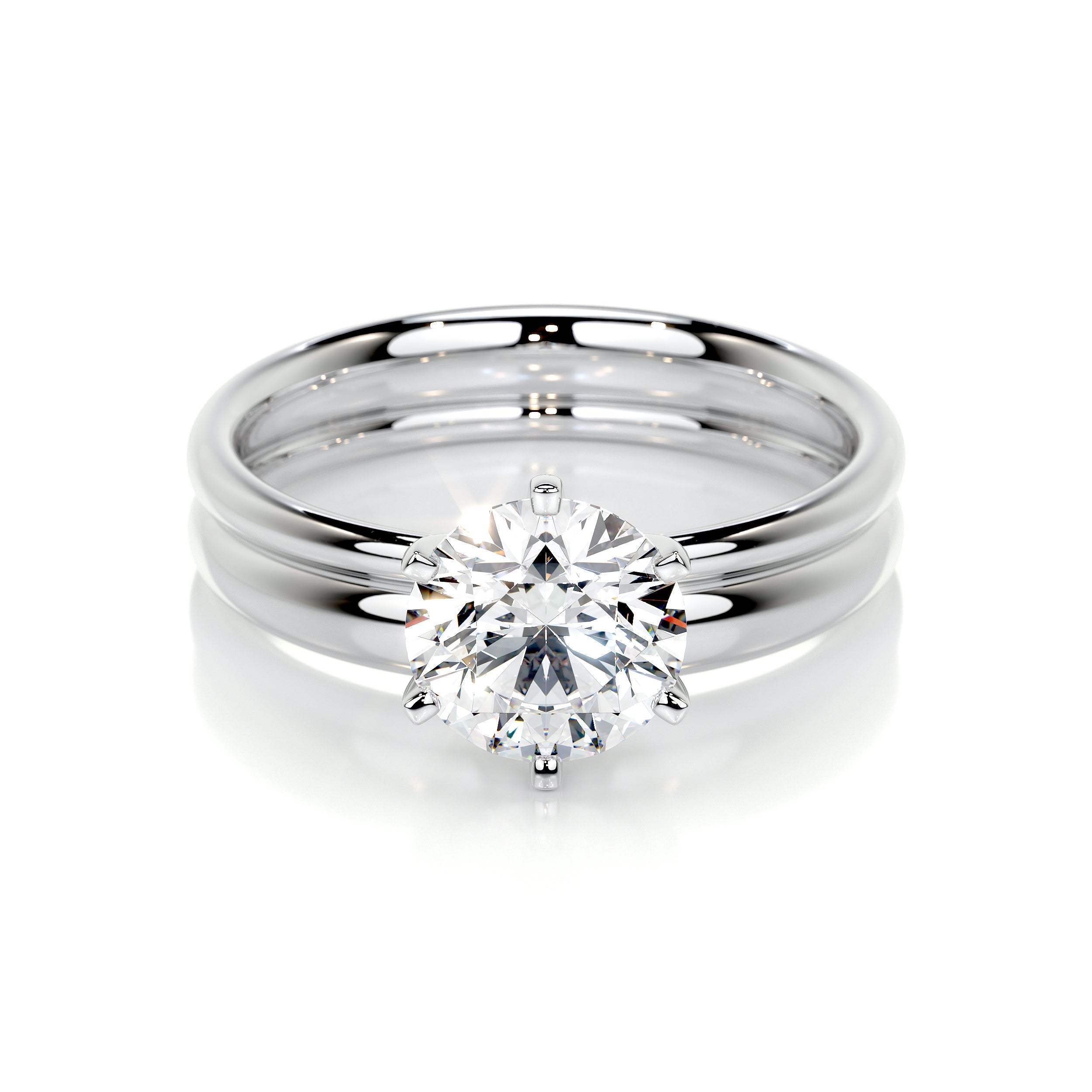 Samantha Lab Grown Diamond Bridal Set   (1.5 Carat) -18K White Gold
