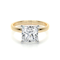 Jessica Lab Grown Diamond Ring -18K Yellow Gold