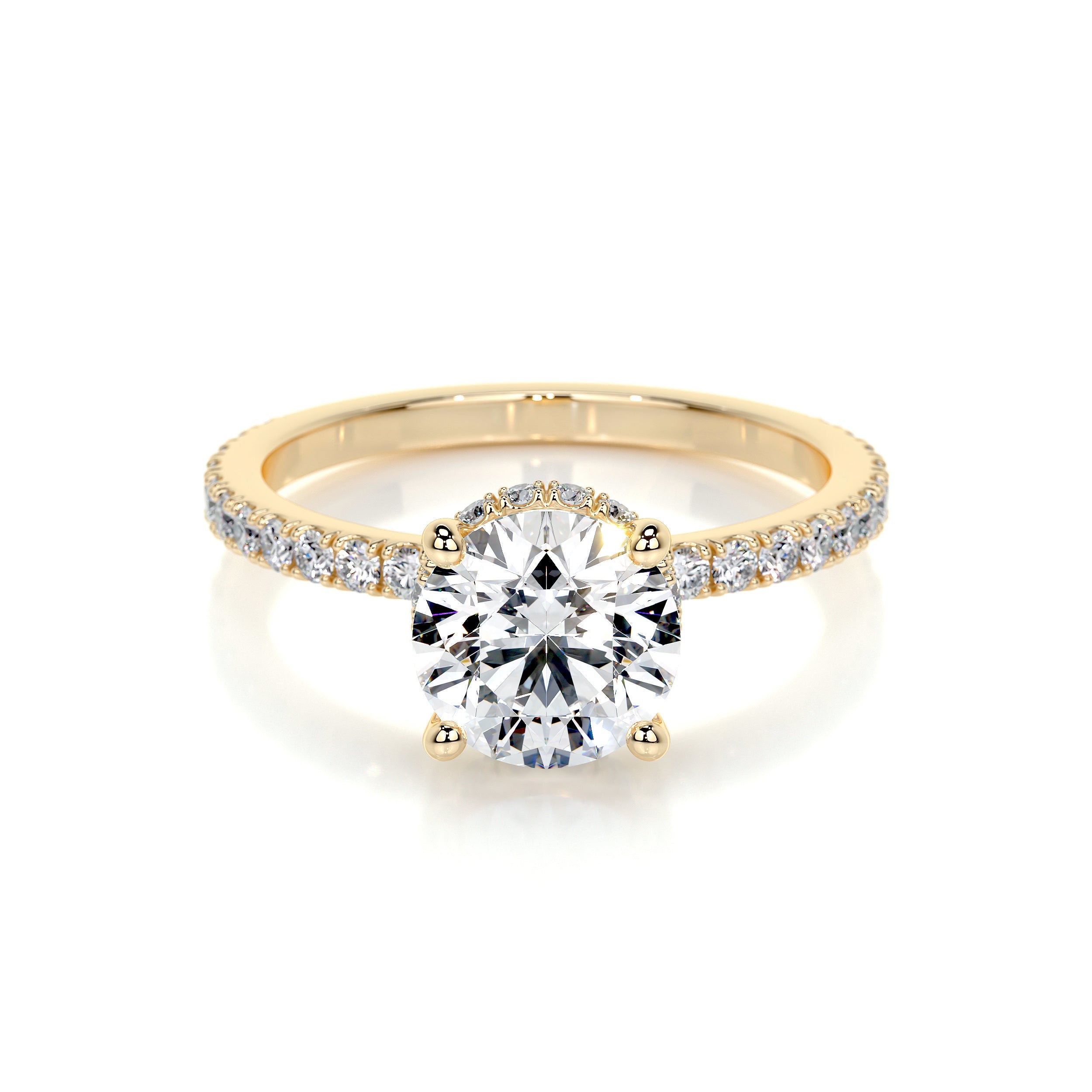 Vivienne Lab Grown Diamond Ring -18K Yellow Gold