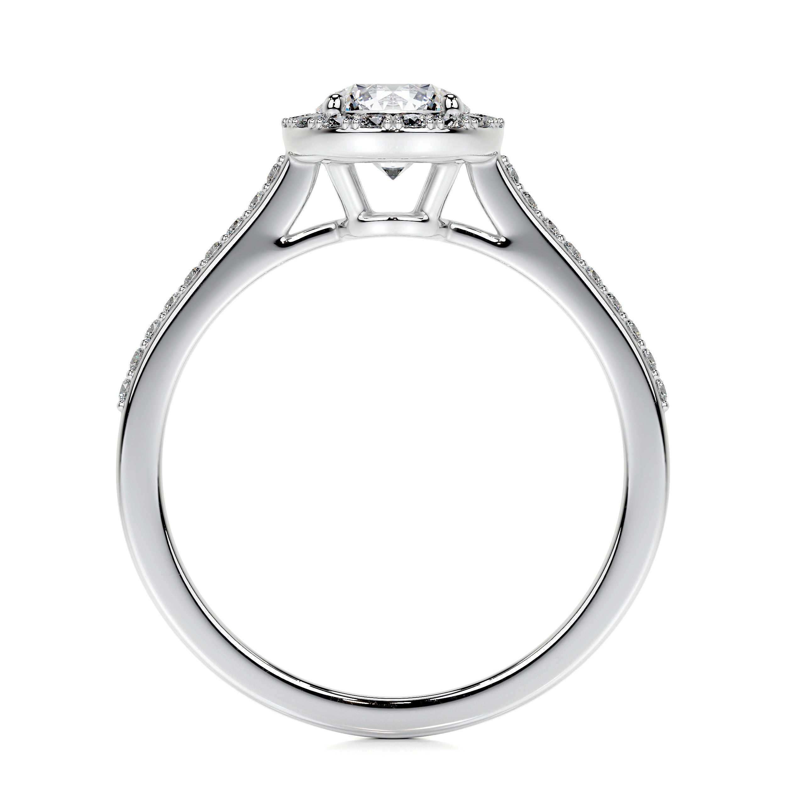 Layla Lab Grown Diamond Ring   (1.25 Carat) -14K White Gold