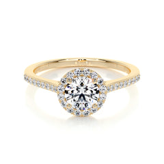 Layla Lab Grown Diamond Ring -18K Yellow Gold