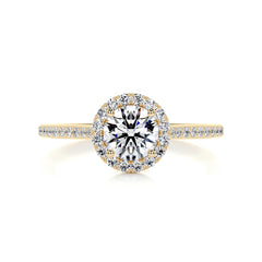 Layla Diamond Engagement Ring -18K Yellow Gold