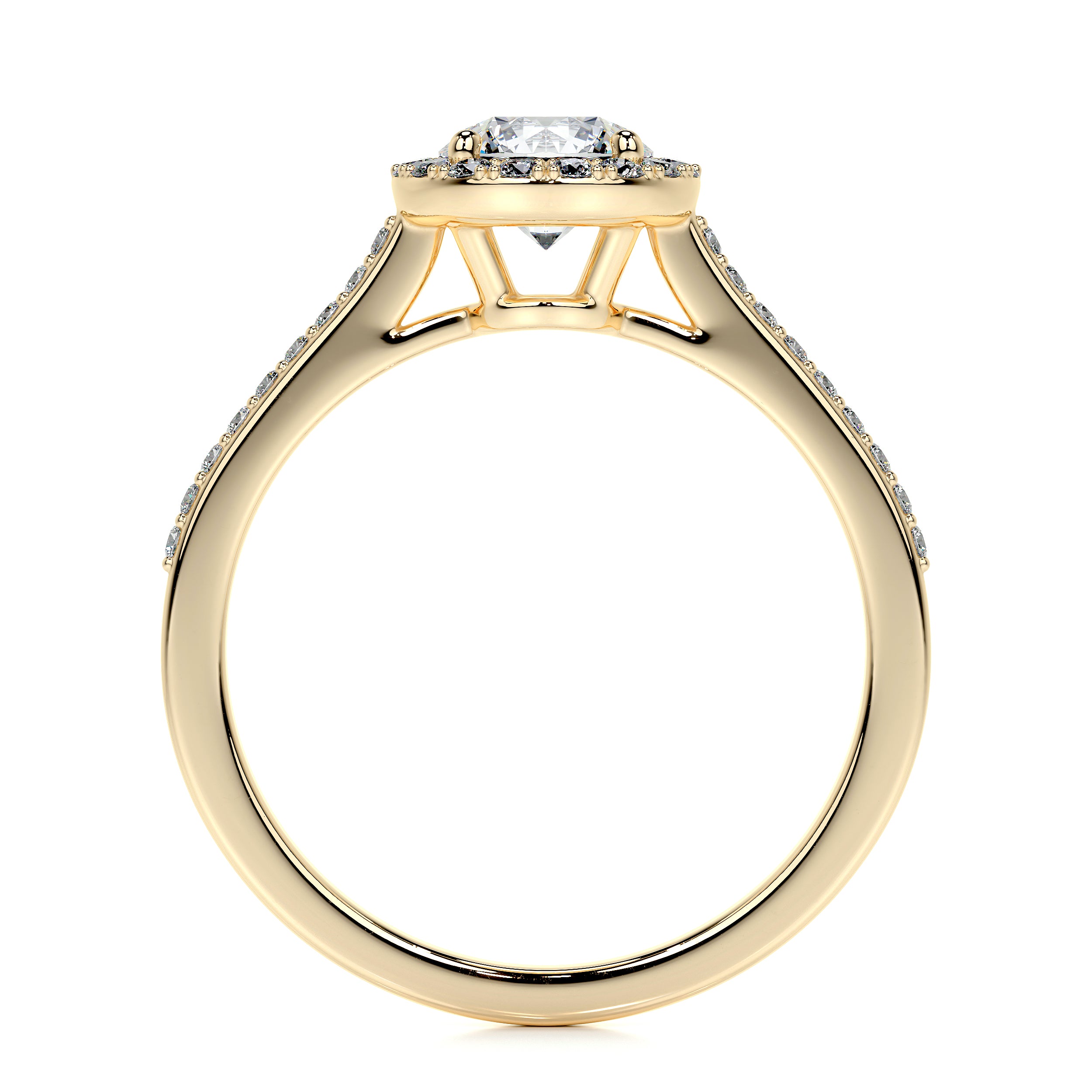 Layla Lab Grown Diamond Ring   (1.25 Carat) -18K Yellow Gold
