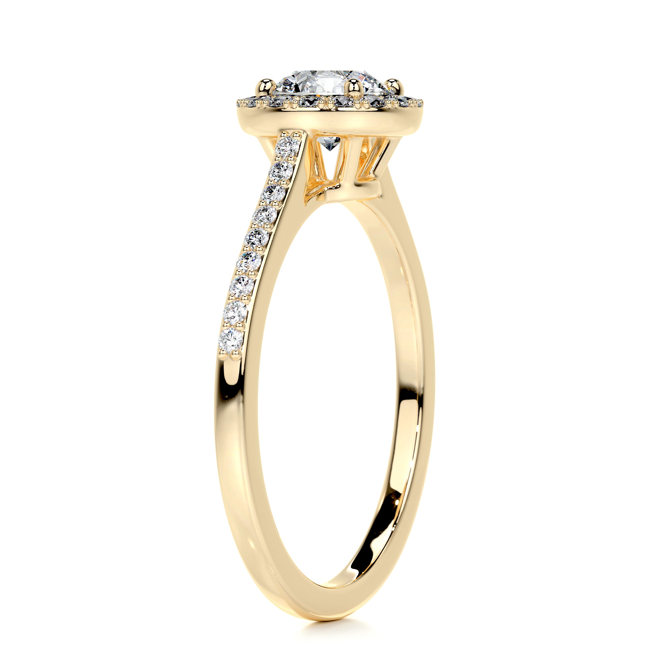 Layla Diamond Engagement Ring -18K Yellow Gold