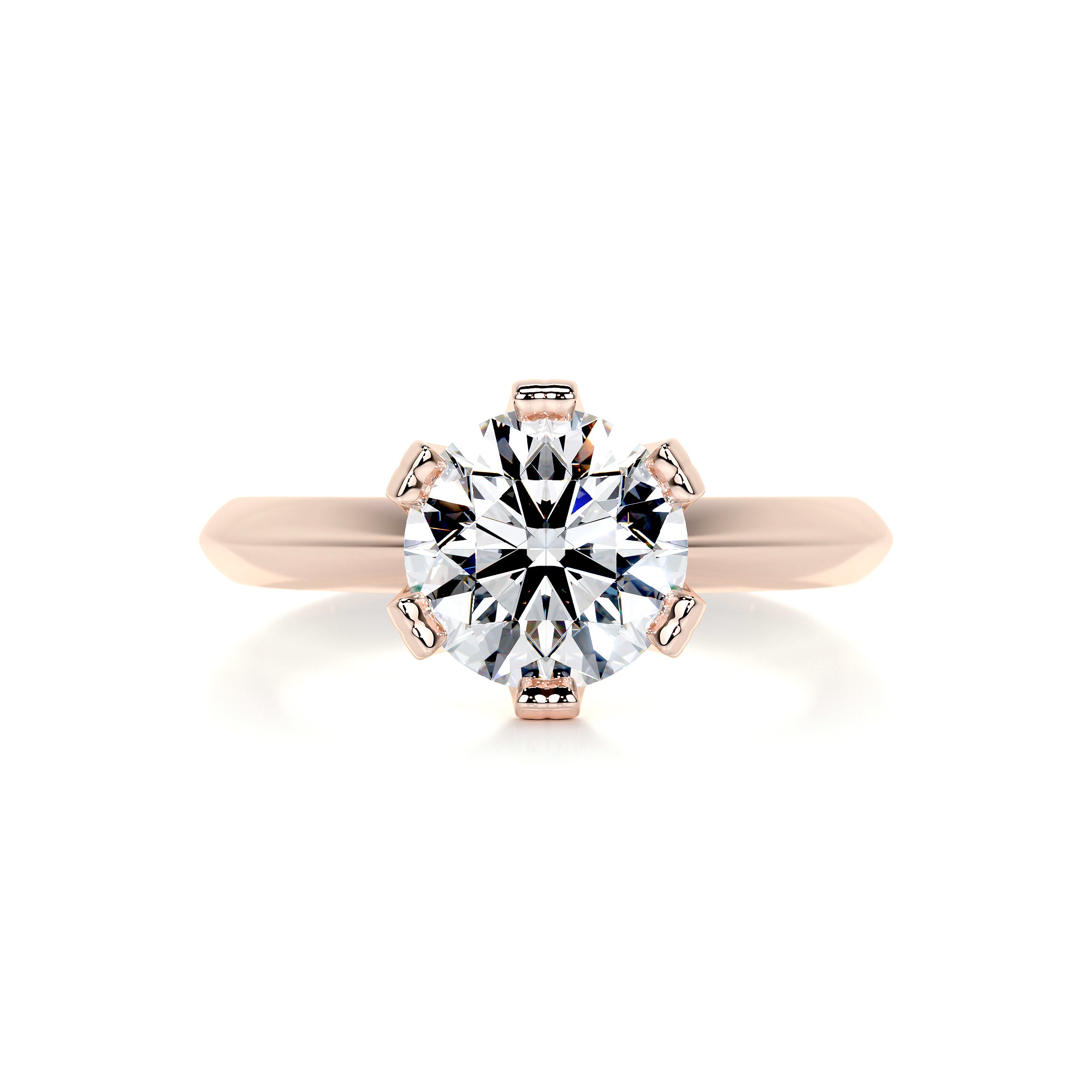 Tiffany setting clearance rose gold