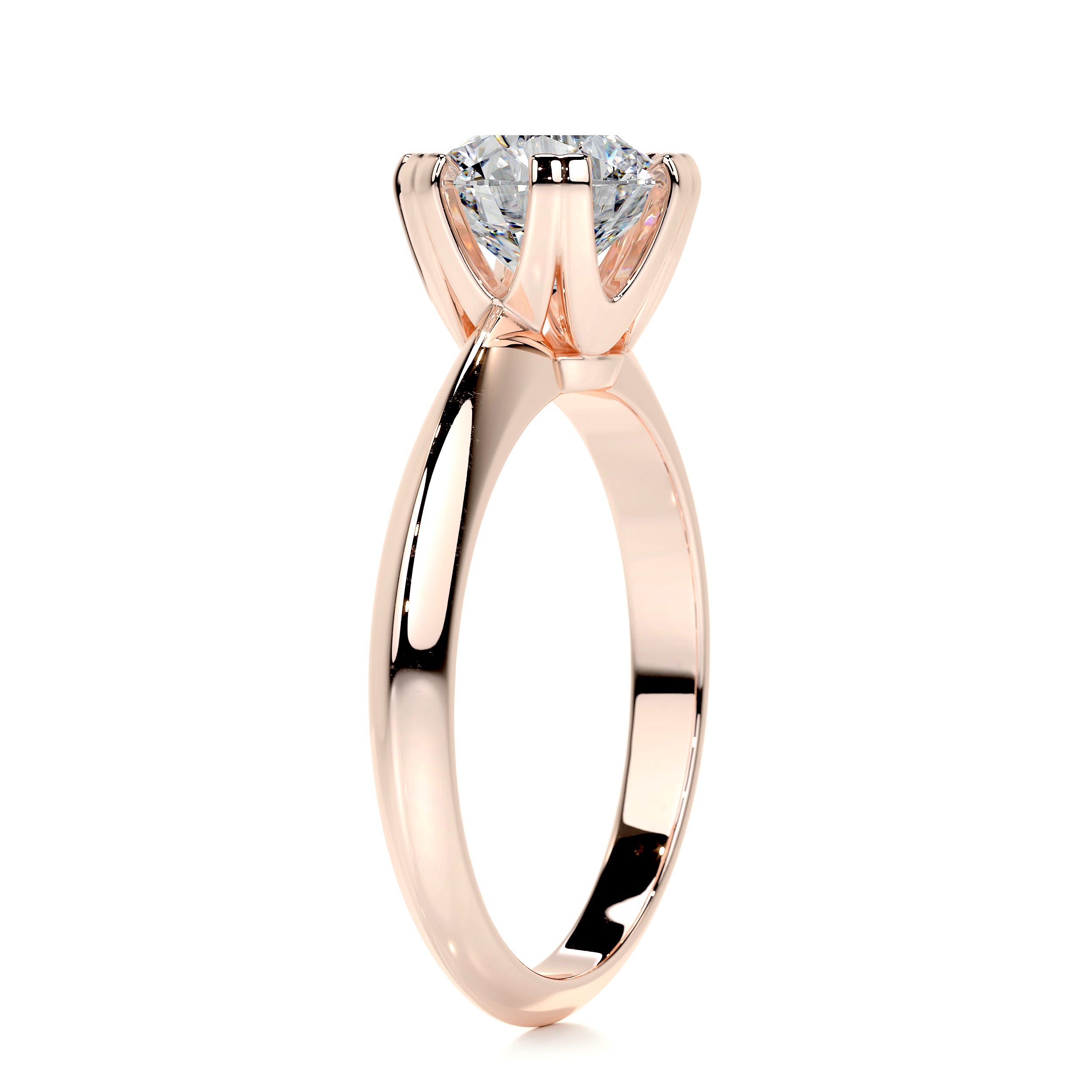 Alexis Diamond Engagement Ring   (1.5 Carat) -14K Rose Gold