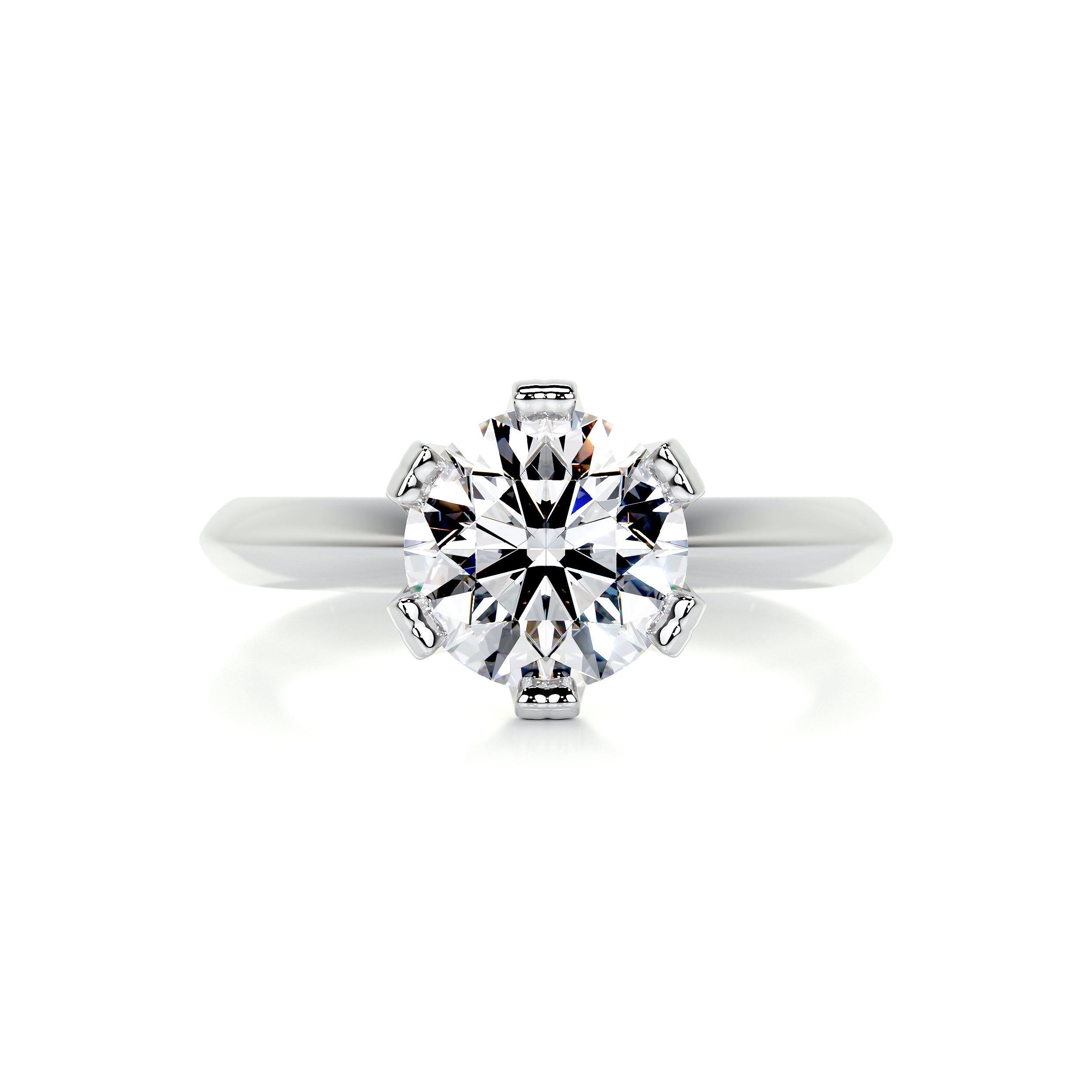 Alexis Diamond Engagement Ring -18K White Gold