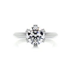 Alexis Diamond Engagement Ring -18K White Gold