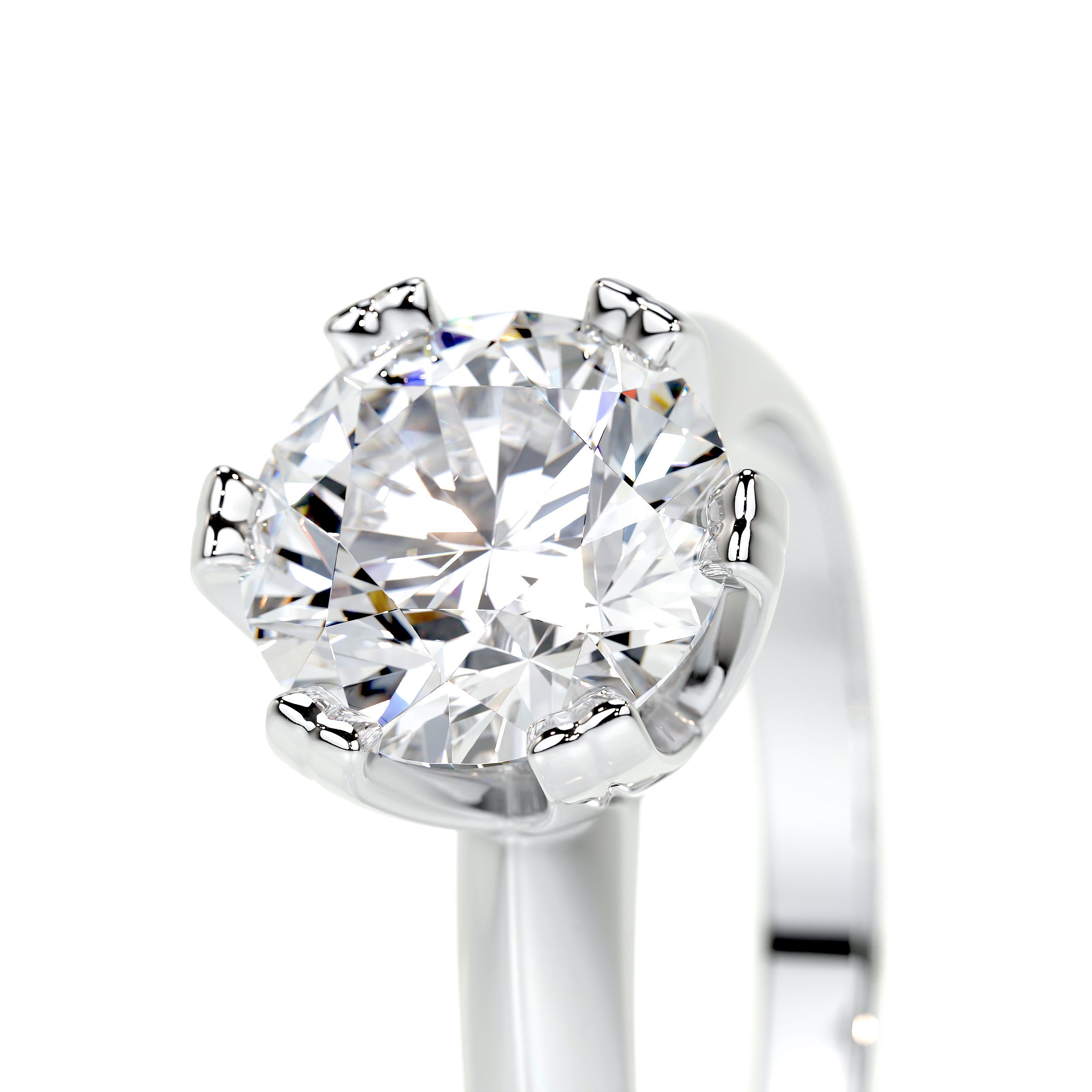 Alexis Lab Grown Diamond Ring   (1.5 Carat) -18K White Gold