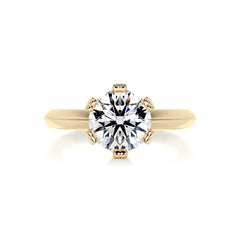 Alexis Diamond Engagement Ring -18K Yellow Gold