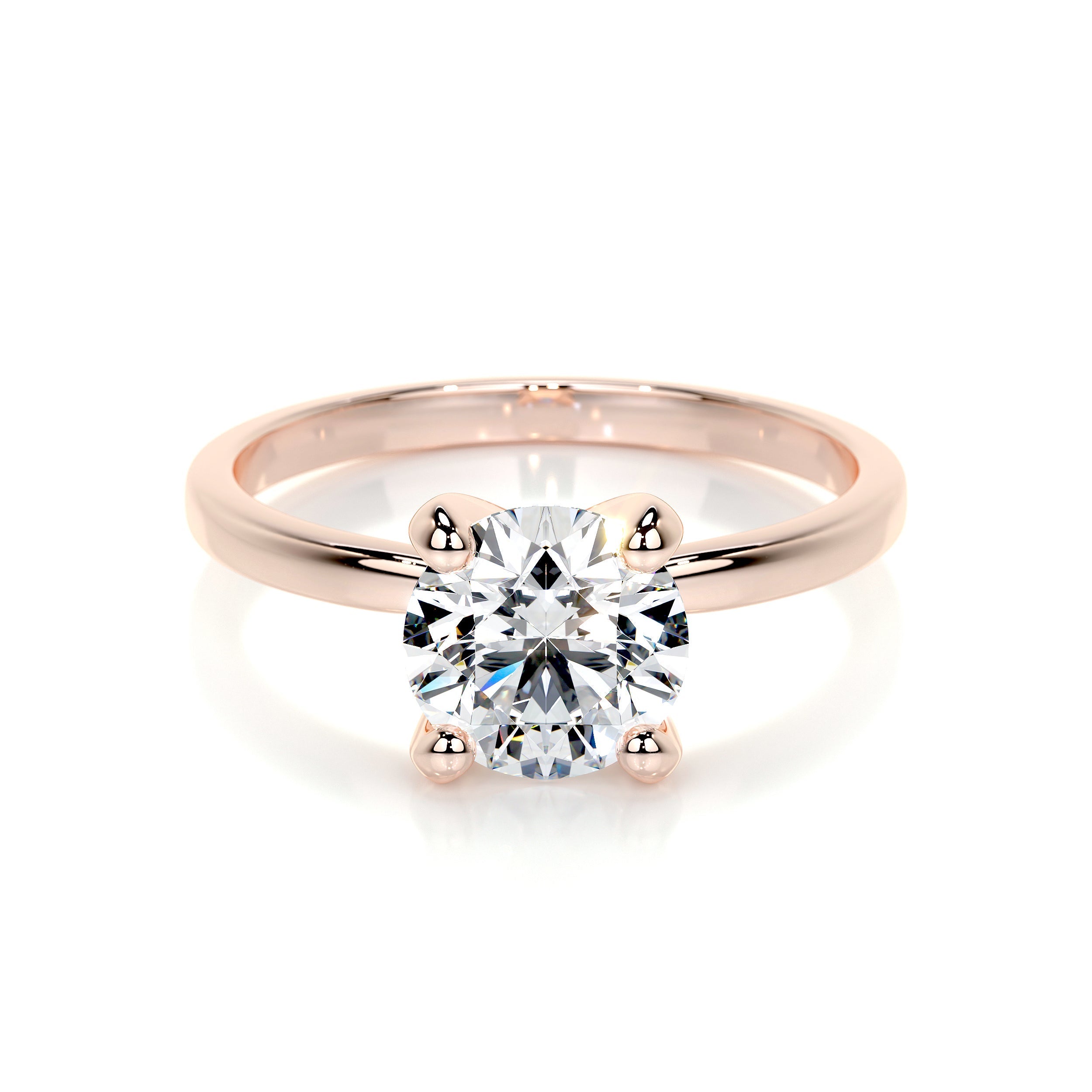 1.5 carat rose gold deals engagement ring