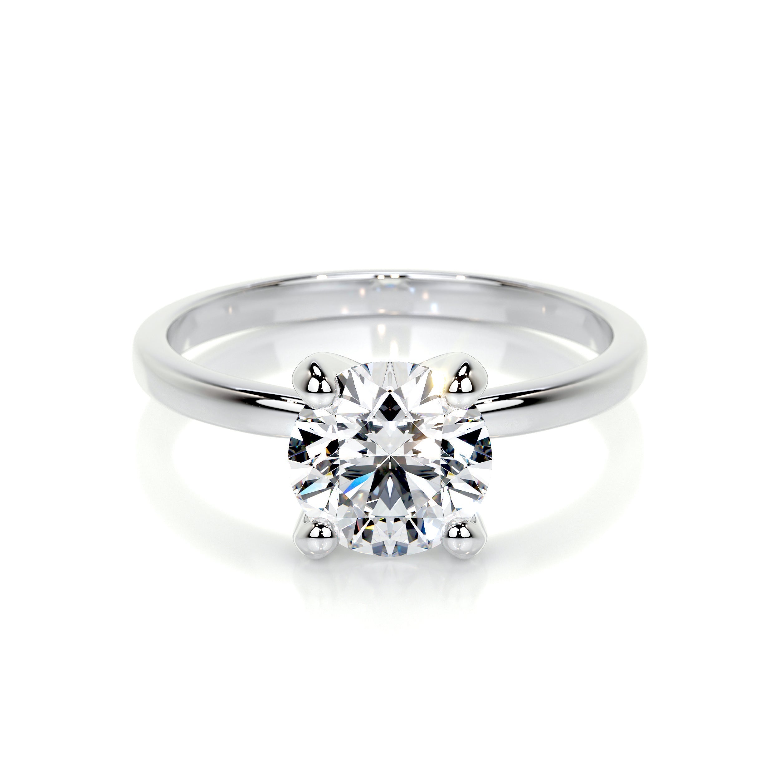Jessica Lab Grown Diamond Ring   (1.5 Carat) -18K White Gold