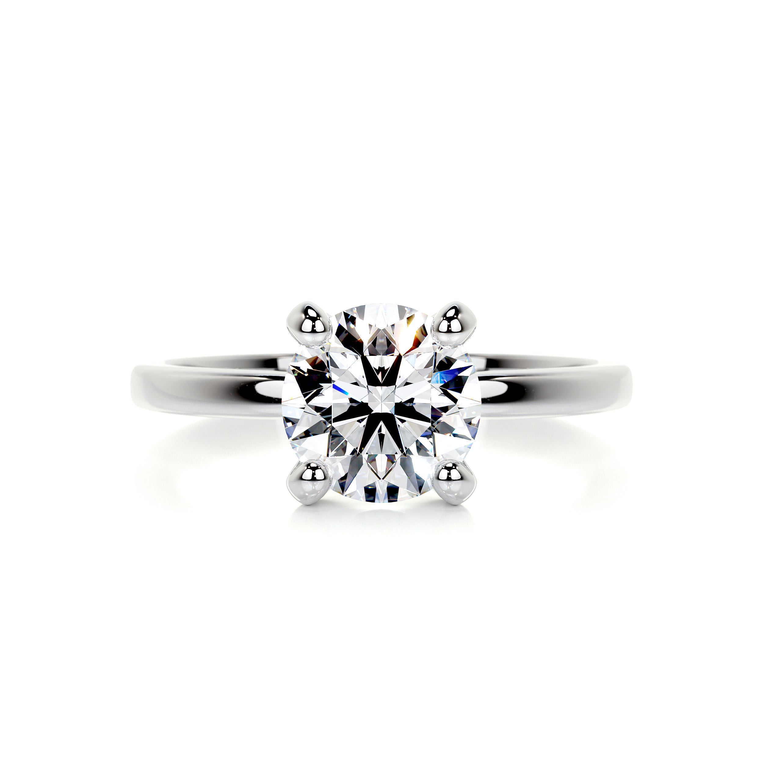 Jessica Diamond Engagement Ring   (1.5 Carat) -14K White Gold