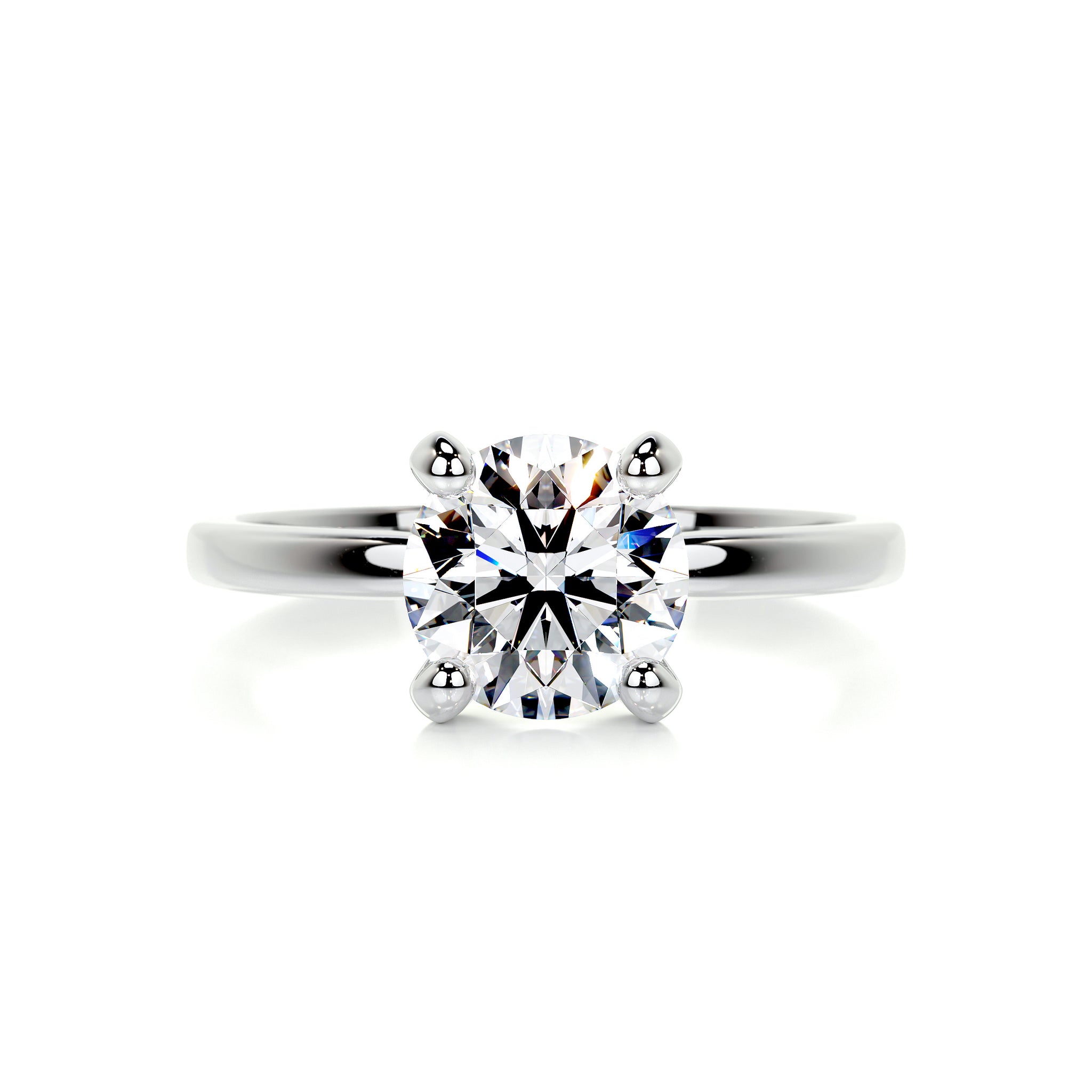 Jessica Diamond Engagement Ring, Solitaire, 1.5 Carat, 14K White Gold –  Best Brilliance