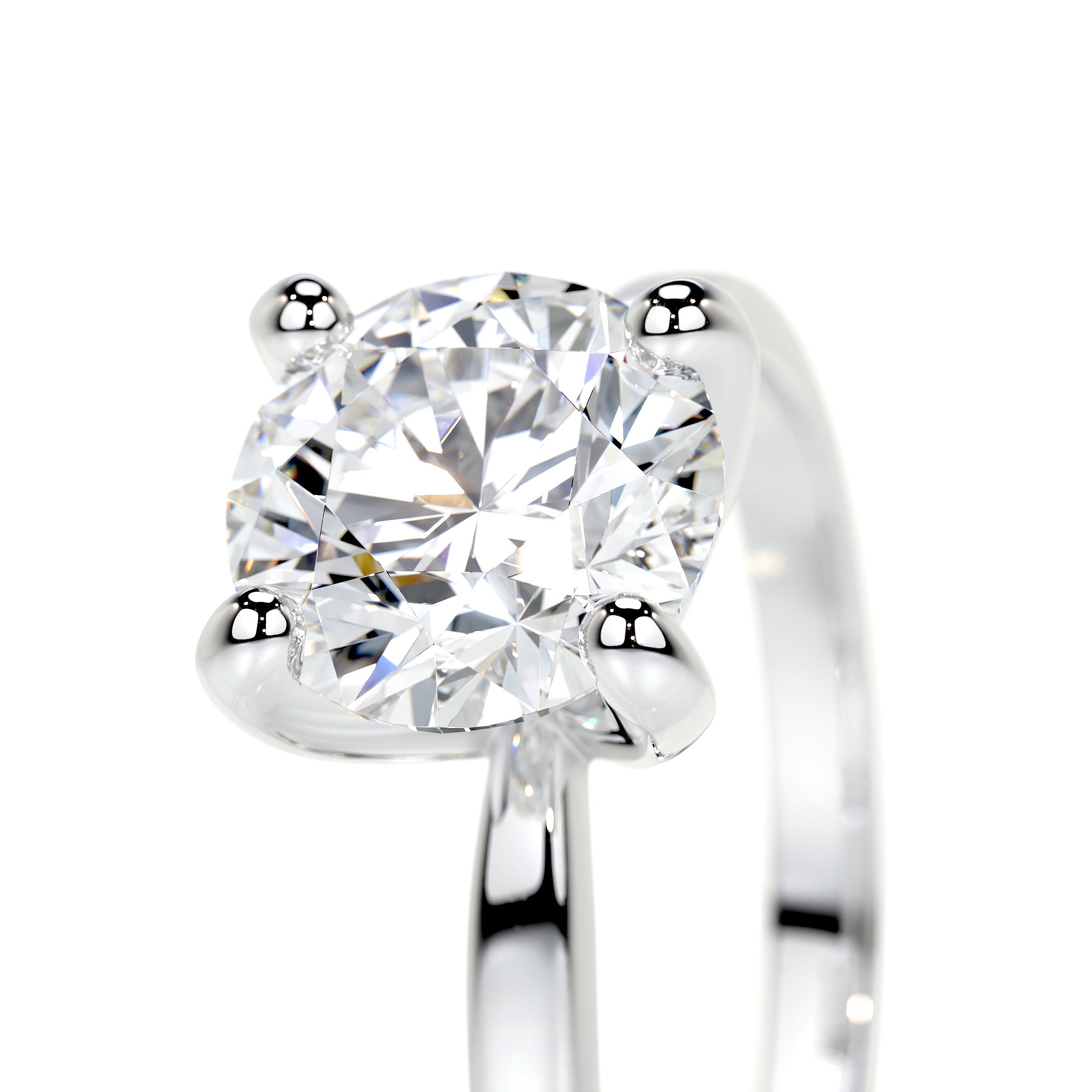 Jessica Lab Grown Diamond Ring   (1.5 Carat) -18K White Gold