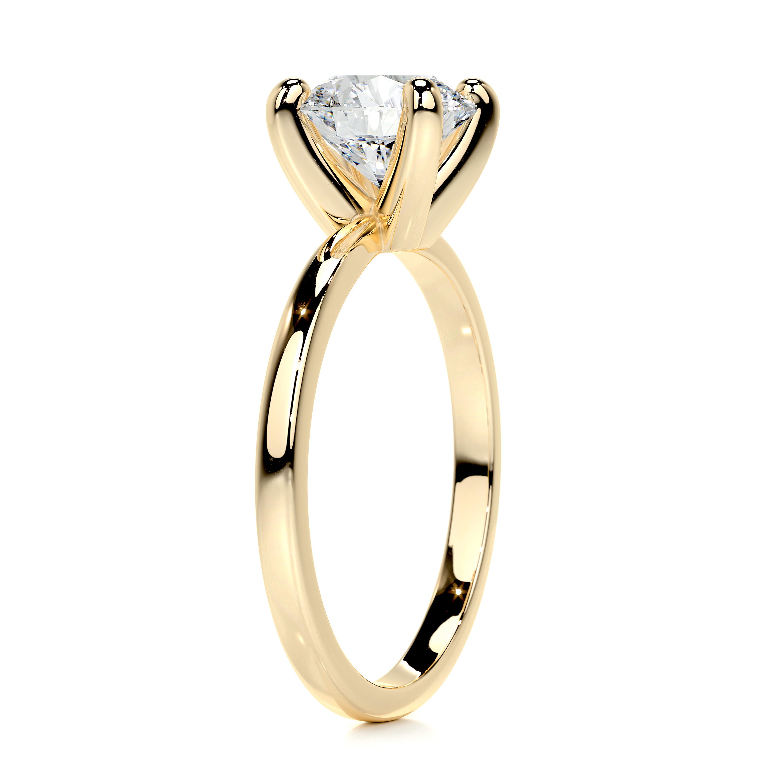Jessica Diamond Engagement Ring   (1.5 Carat) -18K Yellow Gold