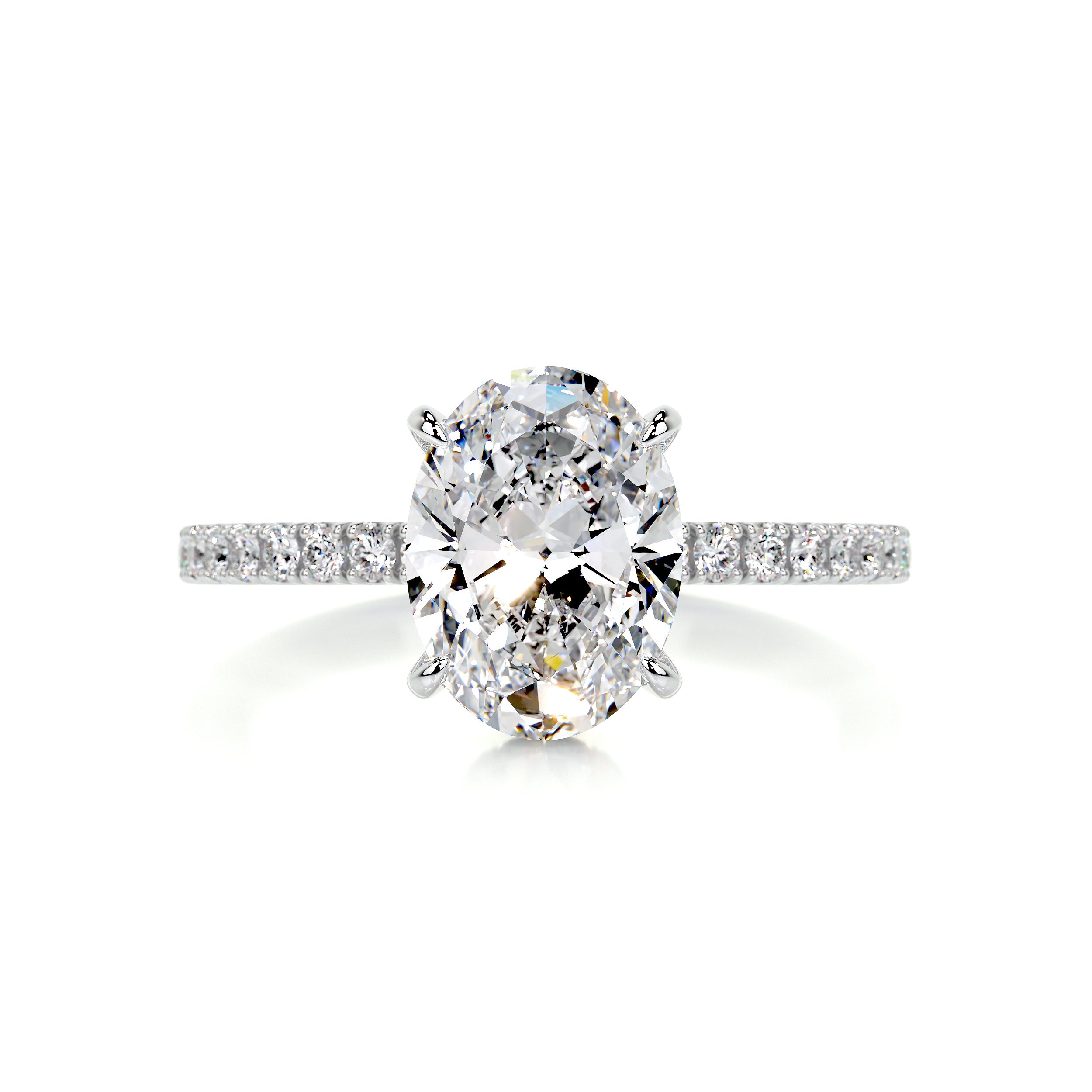 Lucy Diamond Engagement Ring   (2 Carat) -Platinum