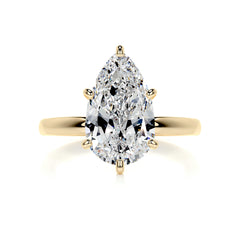 Adaline Diamond Engagement Ring -18K Yellow Gold