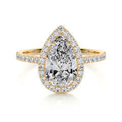 Sophia Lab Grown Diamond Ring -18K Yellow Gold