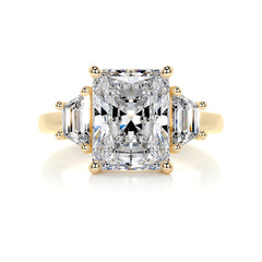 Skylar Diamond Engagement Ring -18K Yellow Gold