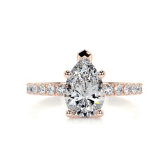 Hailey Diamond Engagement Ring -14K Rose Gold