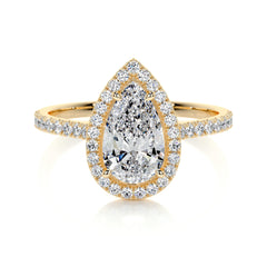 Sophia Lab Grown Diamond Ring -18K Yellow Gold